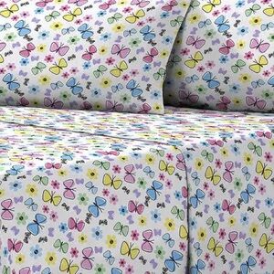 Dream Factory Sweet Butterfly Full Sheet Set